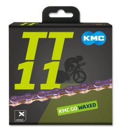 Kmc TT 11 NEO Chrome Waxed BOX řetěz Kmc TT 11 NEO Chrome Waxed BOX řetěz