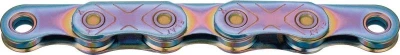 Kmc X-flat Aurora Modrý Waxed BOX řetěz