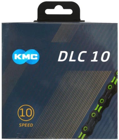 Kmc X10 DLC Zeleno/černý BOX řetěz Kmc X10 DLC Zeleno/černý BOX řetěz