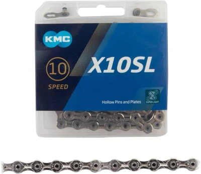 Kmc X10 SL Stříbrný BOX řetěz Kmc X10 SL Stříbrný BOX řetěz