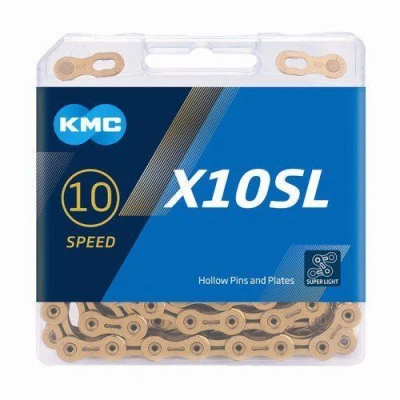 Kmc X10 SL Zlatý BOX řetěz Kmc X10 SL Zlatý BOX řetěz