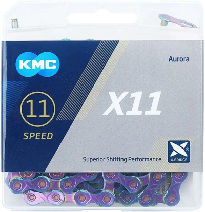 Kmc X11 Aurora BOX řetěz Kmc X11 Aurora BOX řetěz
