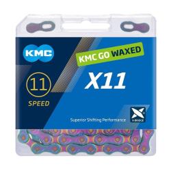 Kmc X11 Aurora Modrý Waxed BOX reťaz
