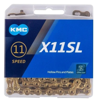 Kmc X11 SL Gold BOX řetěz Kmc X11 SL Gold BOX řetěz