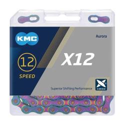Kmc X12 Aurora BOX 126 čl. reťaz Kmc X12 Aurora BOX 126 čl. reťaz