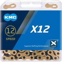 Kmc X12 čierno/zlatý BOX reťaz Kmc X12 čierno/zlatý BOX reťaz