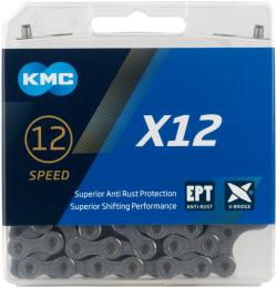 Kmc X12 EPT Nerez Stříbrný BOX řetěz Kmc X12 EPT Nerez Stříbrný BOX řetěz