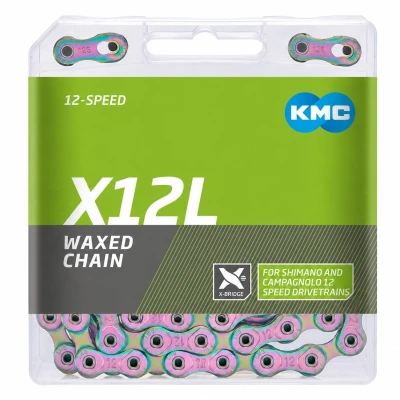 Kmc X12-L Aurora Modrý Waxed BOX řetěz