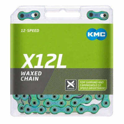 Kmc X12-L Aurora Zelený Waxed BOX řetěz