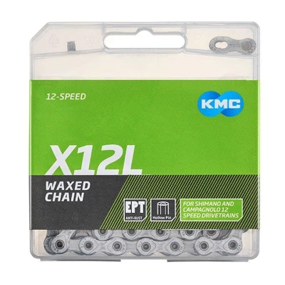 Kmc X12-L Stříbrný Waxed BOX řetěz