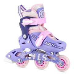 Nils Extreme NA13102 fialové dětské kolečkové brusle
