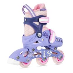 Nils Extreme NA13102 fialové dětské kolečkové brusle