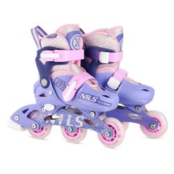 Nils Extreme NA13102 fialové dětské kolečkové brusle