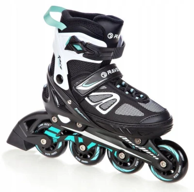 Raven Advance black/mint kolečkové inline brusle