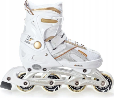 Raven Pulse white/gold kolečkové inline brusle Raven Pulse white/gold kolečkové inline brusle