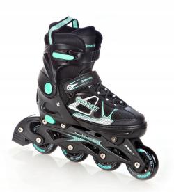 Raven Spirit black/mint dětské kolečkové brusle
