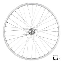 REMERX Kolo přední RMX 21, 406x21,stříbrné, náboj F80428