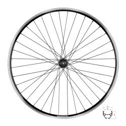 Force Koleso zadné CLASSIC 622x19 " V" FHTX500 36d