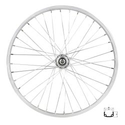 REMERX Kolo zadní RMX 21, 406x21, stříbrné, náboj F80429