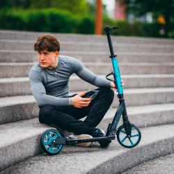 Nils HM124T koloběžka s kotoučovou brzdou tyrkysová