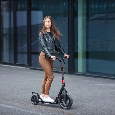 Nils HC300 červená Koloběžka s pumpovanými koly