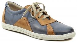 Koma 1000531 modro hnědé dámské polobotky Koma 1000531 modro hnědé dámské polobotky