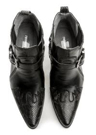 Koma 1222-1 čierne pánske westernové topánky