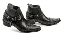 Koma 1222-1 čierne pánske westernové topánky