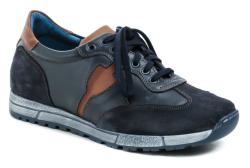 Koma 12M0935 modro hnědé pánské polobotky Koma 12M0935 modro hnědé pánské polobotky