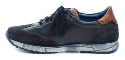 Koma 12M0935 modro hnědé pánské polobotky