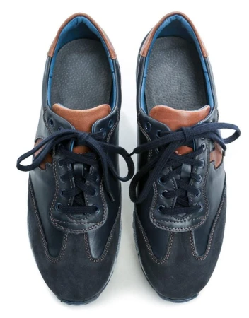 Koma 12M0935 modro hnědé pánské polobotky