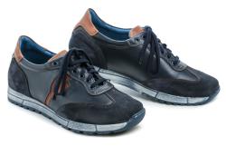 Koma 12M0935 modro hnedé pánske poltopánky