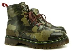 Koma 13D01M5 zelená maskáč kotníčková obuv