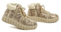 Koma 25D01W9 béžová dámska zimná obuv