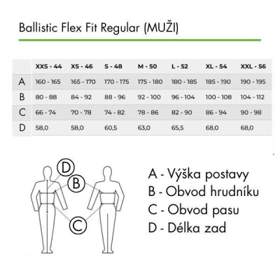 Komperdell Ballistic FlexFit - Regular 25/26 jezdecký páteřák + sleva 500,- na příslušenství
