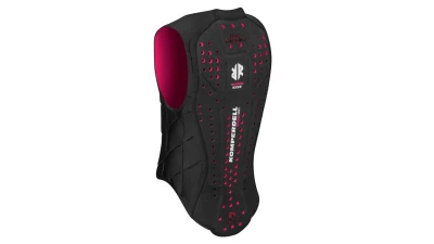 Komperdell Ballistic Vest Junior 2024 černo-červený juniorský páteřák Komperdell Ballistic Vest Junior 2024 černo-červený juniorský páteřák