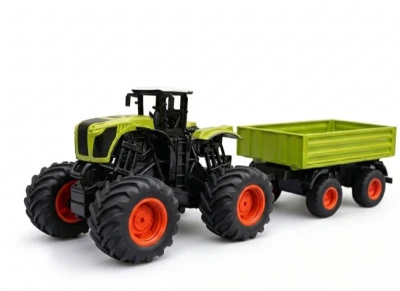 Korody Toys Korody Traktor na dálkové ovládání se sklápěcím valníkem 1:16