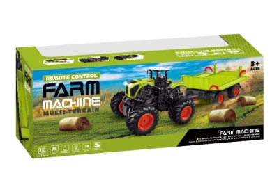 Korody Toys Korody Traktor na dálkové ovládání se sklápěcím valníkem 1:16