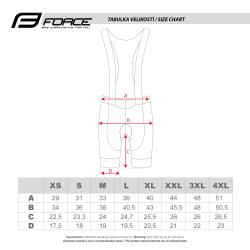 Force SMOOTH čierno-biele kraťasy so šrákmi a vložkou