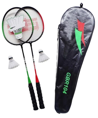 Kubisport Badmintonová sada Alu rakety + košíček Kubisport Badmintonová sada Alu rakety + košíček