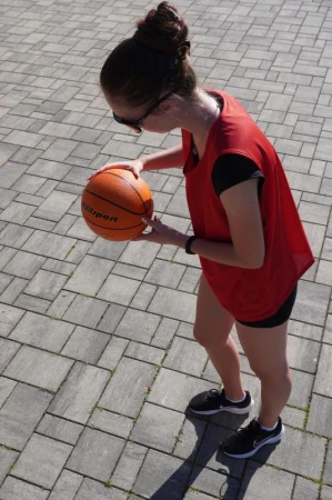 Kubisport Basketbalový míč oranžový velikost 5 G2103K