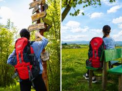 Kubisport Batoh Mountains 50 L na horskú turistiku červený
