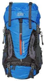 Kubisport Batoh Mountains 60 L na náročnejšiu horskú turistiku modrý