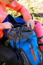 Kubisport Batoh Mountains 60 L na náročnější horskou turistiku modrý