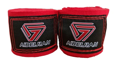Kubisport Boxerské bandáže na ruce elastické 3 m červené