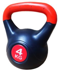 Kubisport Činka kettlebell s cementovou náplní 4 kg Kubisport Činka kettlebell s cementovou náplní 4 kg