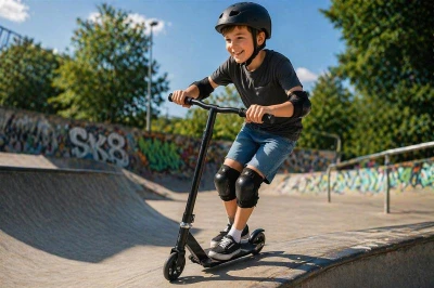 Kubisport Freestylová koloběžka junior černá CSK1K