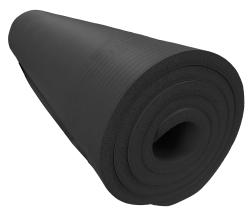 Kubisport Gymnastická NBR podložka 183x60x1,2 cm, ČIERNA