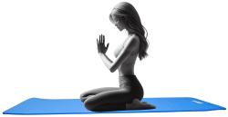 Kubisport Gymnastická NBR podložka 183x60x1,2 cm, MODRÁ