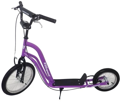 Kubisport Hurricane 16/12 fialová ocelová koloběžka (VÝPRODEJ)